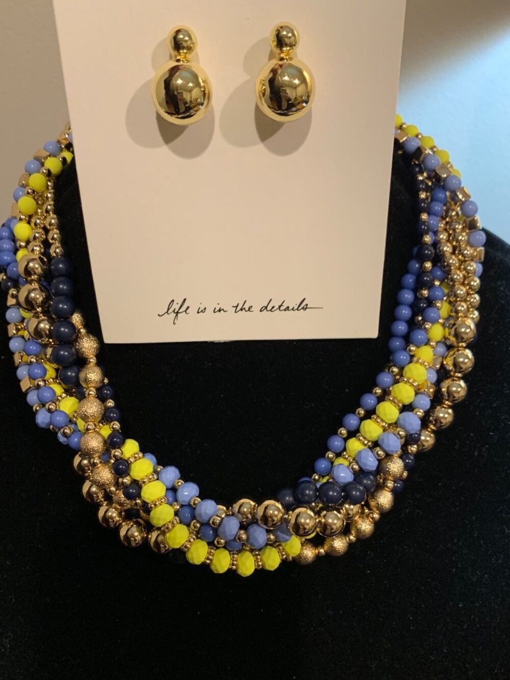 Vibrant Layered Multi-Stand Necklace